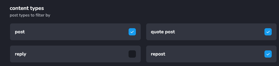 content types