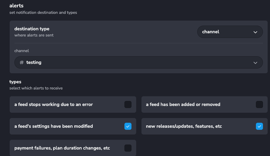 alerts